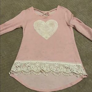 Cute girls heart shirt!